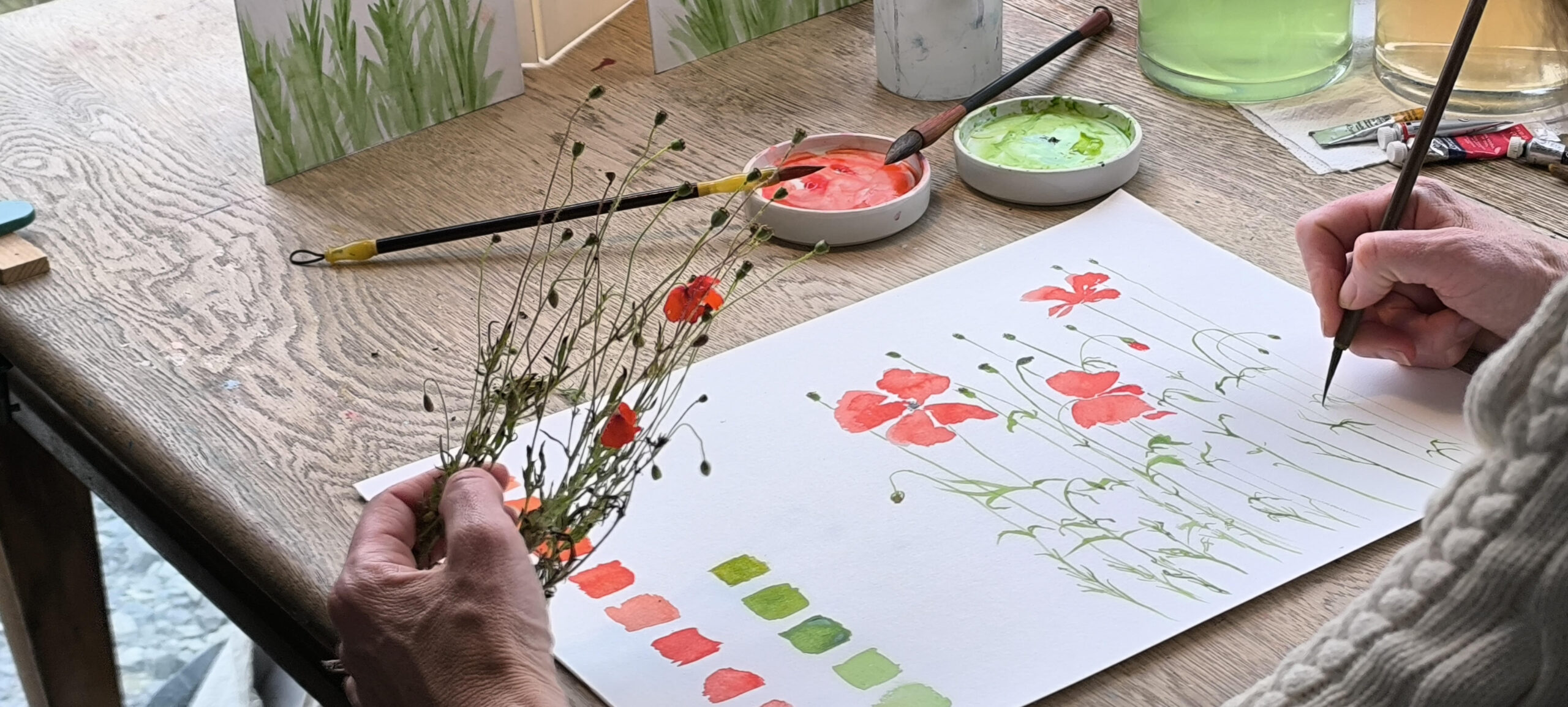 Watercolour Wildflower Workshop