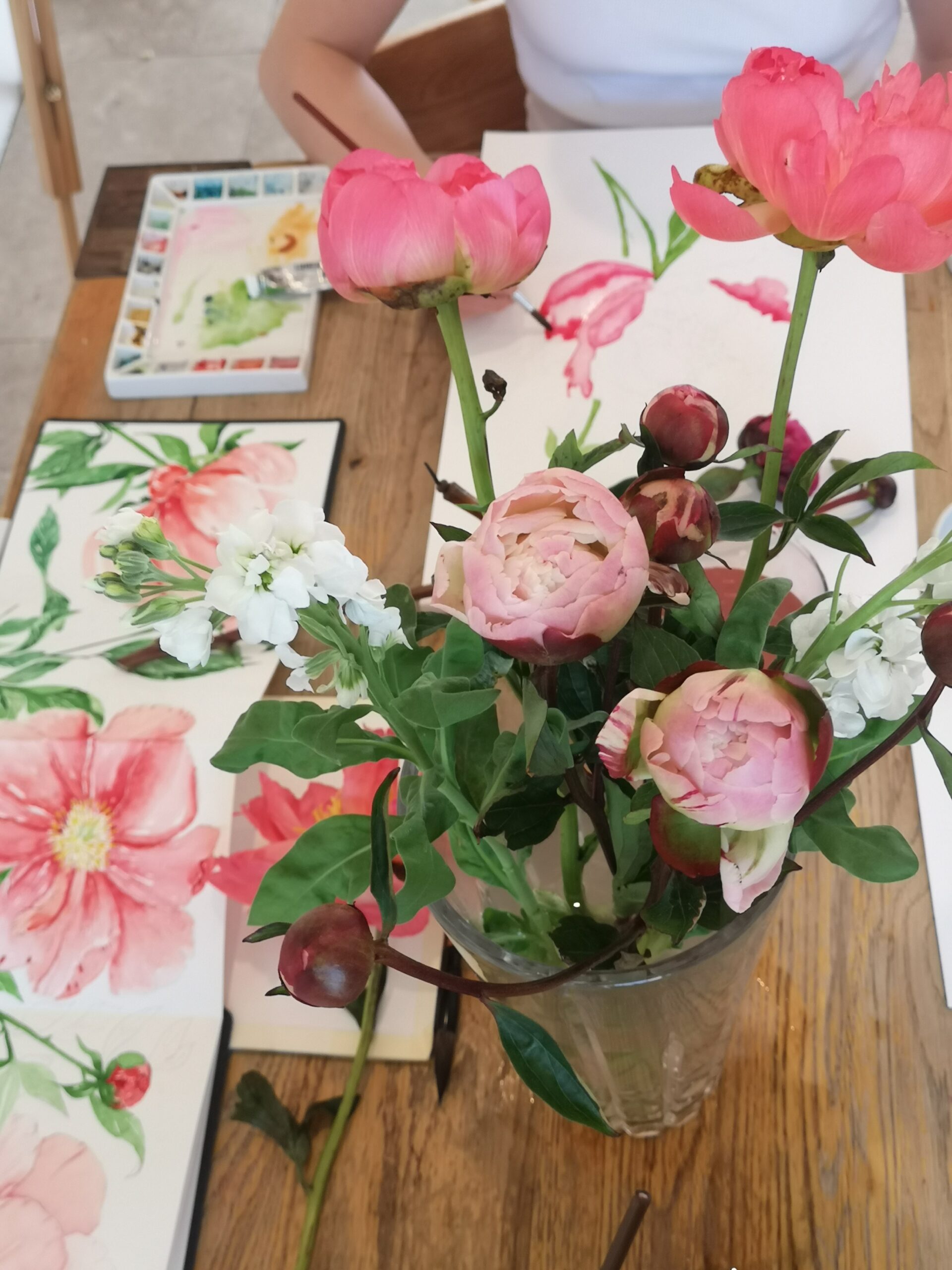 Peonies 4 Irish artist Caoimhe O'Dwyer