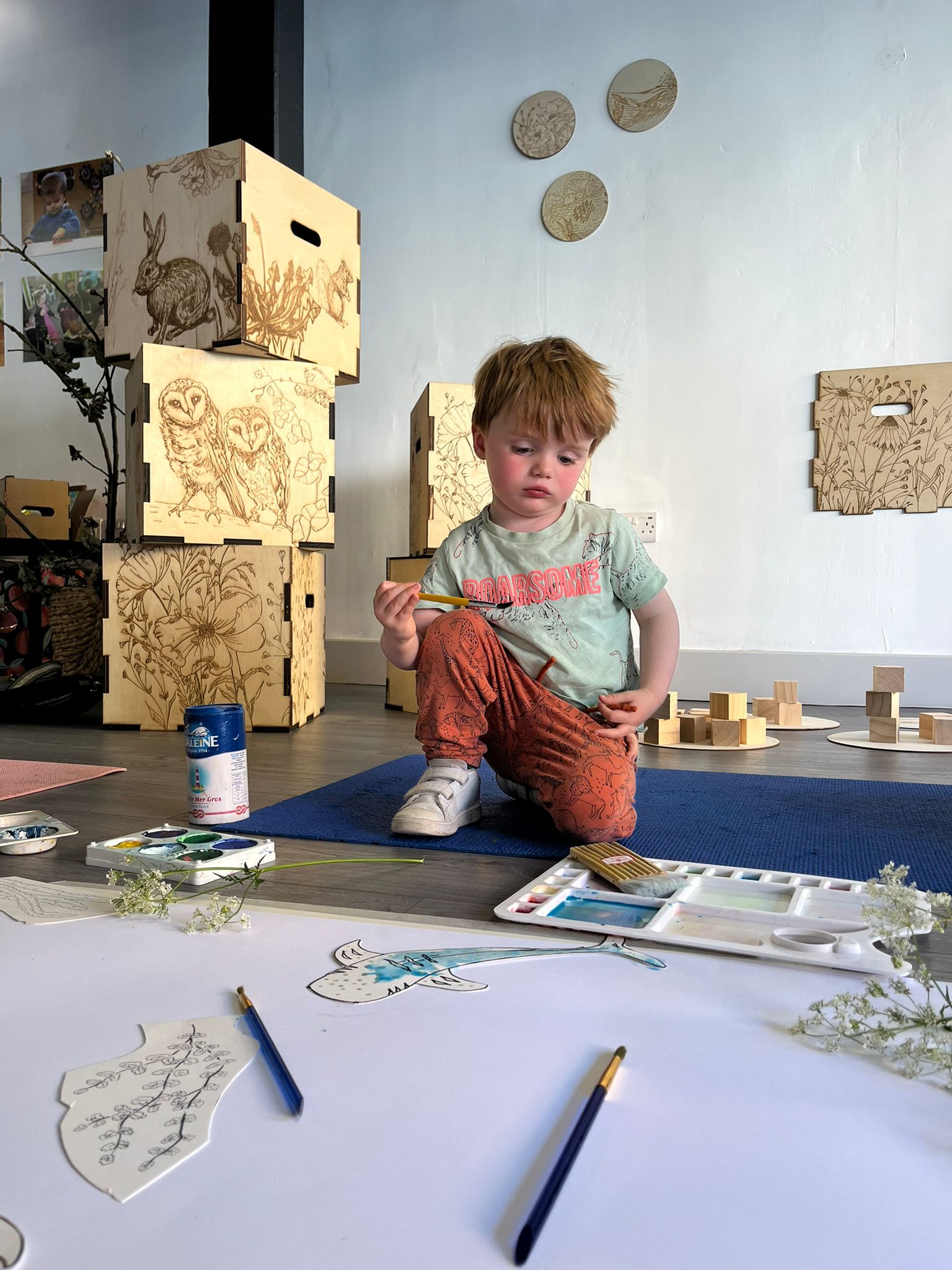 Stacked Up Workshop John Irish artist Caoimhe O'Dwyer