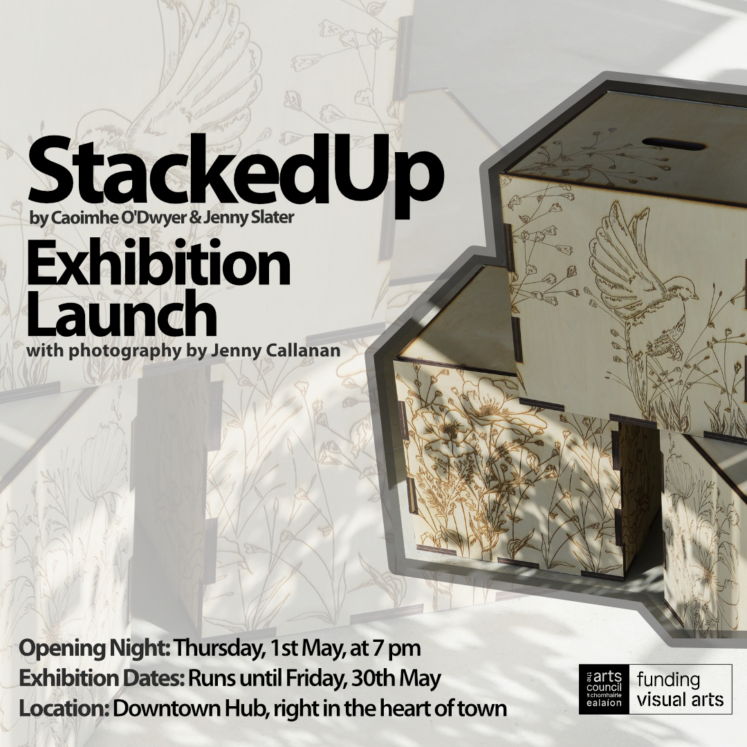 stacked up Launch 1080 Irish artist Caoimhe O'Dwyer