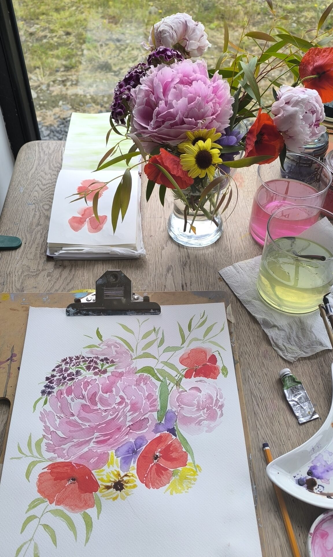 Midsummer Blooms 2 Irish artist Caoimhe O'Dwyer