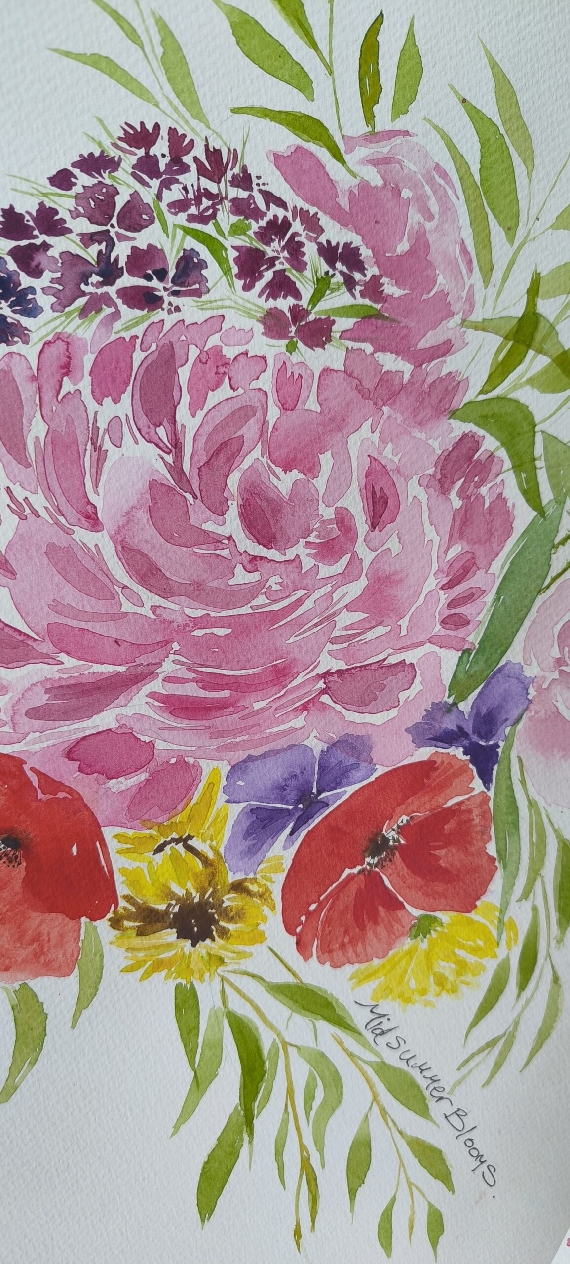 Midsummer Blooms 3 Irish artist Caoimhe O'Dwyer